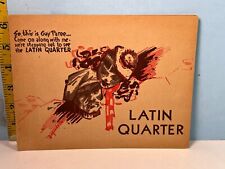 Vintage Latin Quarter Nightclub New York Lou Walters Guest Photograph picture
