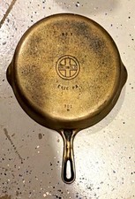 VTG Griswold Erie PA No. 7 Cast Iron Skillet 701 N Small Block Logo Resurfaced  picture