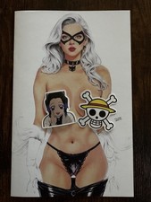 Waifu Chronicles (2024) ~ Eroticat Topless Black Cat Cosplay Tim Grayson LMT 100 picture