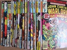 Lot Of 31 Marvel JOHN CARTER: Warlord of Mars 1-28 Annual 1-3 (1977) Complete picture