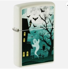 Zippo Lighter  Spooky Halloween Design,  Glow in Dark 48727 #27 picture