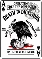 Death To Dictators Iran War DEATH CARD Digital Art Download Photo Picture picture