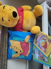 Vintage Winnie The Pooh HUGE Plush Bundle picture