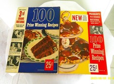 2 Vintage Pillsbury's Grand National 1952 & 1953 100 Prize Winning Recipes Books picture