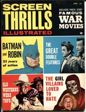 MAG: SCREEN THRILLS ILLUSTRATED April 1963-Batman, Tarzan, Crimson Ghost picture