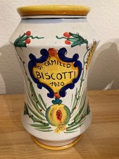 Di Camillo Biscotti Jar 1920 Deruta Italy 10