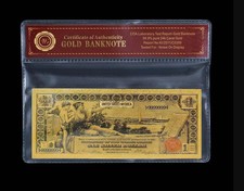 1896 $1 Silver Certificate Educational Bill with Bag and Certificate picture