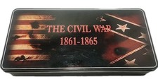Rare 1861-1865 The Civil War Commemorative 4 Pc Knife Set And Keychain Vintage  picture