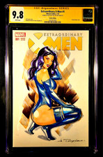 EXTRAORDINARY X-MEN #1 CGC SS 9.8 PSYLOCKE ORIGINAL ART SKETCH COVER MARVEL picture