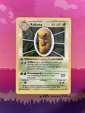 Pokemon Card Kakuna Shadowless 1st Edition Base Set Uncommon 33/102 Near Mint picture