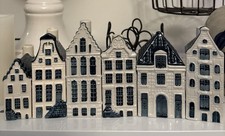 KLM Bols Delft Blue Dutch Houses Lot of 6 Miniatures 2 9 52 62 64 65 Empty picture