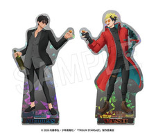 TRIGUN STARGAZE × Chugai Grace Cafe Sparkling Big Acrylic Stands Vash & Wolfwood picture