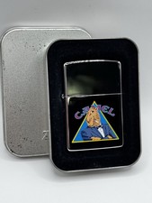 Vintage 1997 Camel Joe Triangle High Polish Chrome Zippo Lighter New In Tin 484 picture