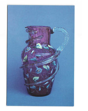 Postcard Cranberry Glass Pitcher Lightner Museum St Augustine Florida picture