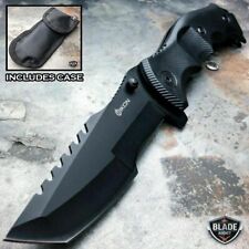 TACTICAL Spring Assisted Open Pocket Knife CLEAVER RAZOR FOLDING Blade Black NEW picture