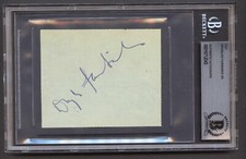 Douglas Fairbanks Sr. signed autograph 3x4 cut Actor Robin Hood / Zorro BAS Slab picture