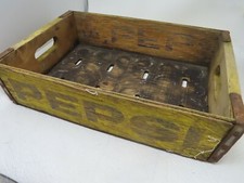 1975 Wood Crate Pepsi Cola Carrier Sturdy-Bilt Southern Wooden Box Jonesboro ARK picture