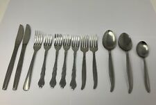 Stainless Steel Japan Flatware Unknown Mixed Lot Vintage Forks Spoons Knives picture