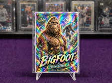 Bigfoot Holo Foil Trading Card Pacific Northwest Forest Legend Custom picture