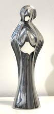 Nambe Polished Aluminum Madonna Designed by Alvaro Uribe picture