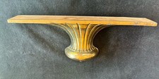 Vintage Westwood Chadwick MCM Heavy Brass Wall Shelf picture