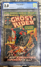 Marvel Comics CGC 2.0 Marvel Spotlight #5 1st App/Origin Ghost Rider 1972 picture