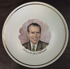 Richard M. Nixon Presidential Vintage Plate, American Ironstone - 10.25 in picture