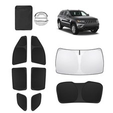8pcs Car Window Shades forJeep Grand Cherokee 2011-2021(NOT Grand Cherokee L)... picture