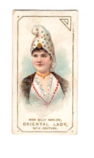1889 N71 Actors and Actresses, 2nd Series #2 Miss Billy Barlow, Oriental Lady picture