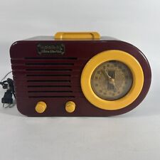 Vintage burgundy/dark red Radio- Crosley Collector's Edition CR-2, Tape, AM/FM, picture