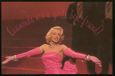 Large Marilyn Monroe Postcard 1982 20th Century Fox-Unposted Diamonds & Blondes picture
