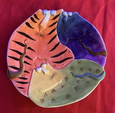 Joy Cats by Studio DesignWorks Hand Painted Ceramic Sculpted 9