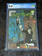 Comico 1983 Grendel #1 CGC 8.0 VF with White Pages 1st Grendal Hunter Rose picture