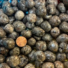1 Kilogram Of Tumbled Yooperlite Average Size 12 Grams picture