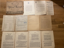 1946 Honorable Discharge  United States Army WW2 w Truman, Bradley letters plus picture