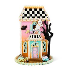 MacKENZIE CHILDS TRICK OR TREAT ILLUMINATED SWEETS MANSION BNIB picture