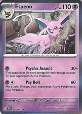 POKÉMON ESPEON 2025 STAGE 1  HP 110 SPECIAL picture