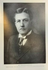 1909 Vintage Magazine Illustration Author Meredith Nicholson picture