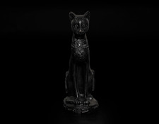 Authentic Ancient Egyptian Antique Rare Goddess Bastet Statue Figurine BC picture