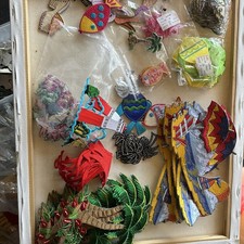 Lot Of 100 Random Nautical Seaside Beach Sea IronOn Patches Appliqué Embroidered picture