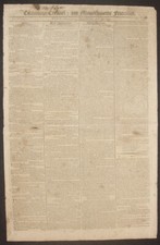 1803 The Columbian Centinel; and Massachusetts Federalist Newspaper, Original picture