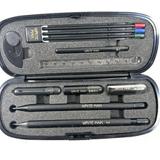 Vintage New SENSI WRITE MAN 11 Piece Pen & Pencil Set in Case by MIDORI CO. LTD. picture