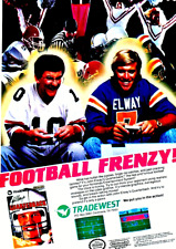 John Elway's Quarterback  Nintendo Tradewest Original Vintage 1999  Print Ad picture