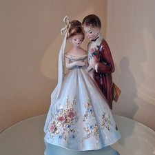 Rare Vintage Josef Original Honeymoon Couple  Figures  picture