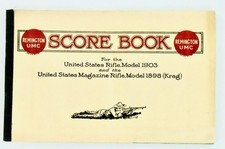 1915 / 2 ORIGINAL REMINGTON UMC RIFLE SCORE BOOKS SPRINGFIELD 1903 & KRAG/WWI picture