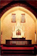 Humboldt Iowa IA First Lutheran Church Interior Alter  Postcard picture