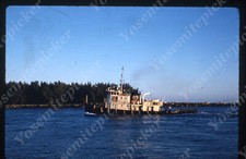 sl06 Original Slide 1960's  Harbor vintage tugboat 205a picture
