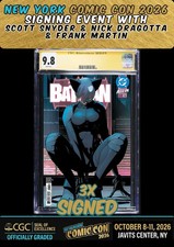 ABSOLUTE BATMAN #13 CGC SS 9.8 3X SIGNED SNYDER/DRAGOTTA/MARTIN NYCC PRESALE picture