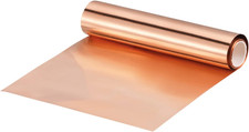 Copper Flashing Sheet Roll 3500mm x 100mm x 0.02mm, 99.9% Pure Copper Strip 4