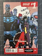 Marvel Comic Secret Avengers #1 Signed By Ales Kot and Michael Walsh picture